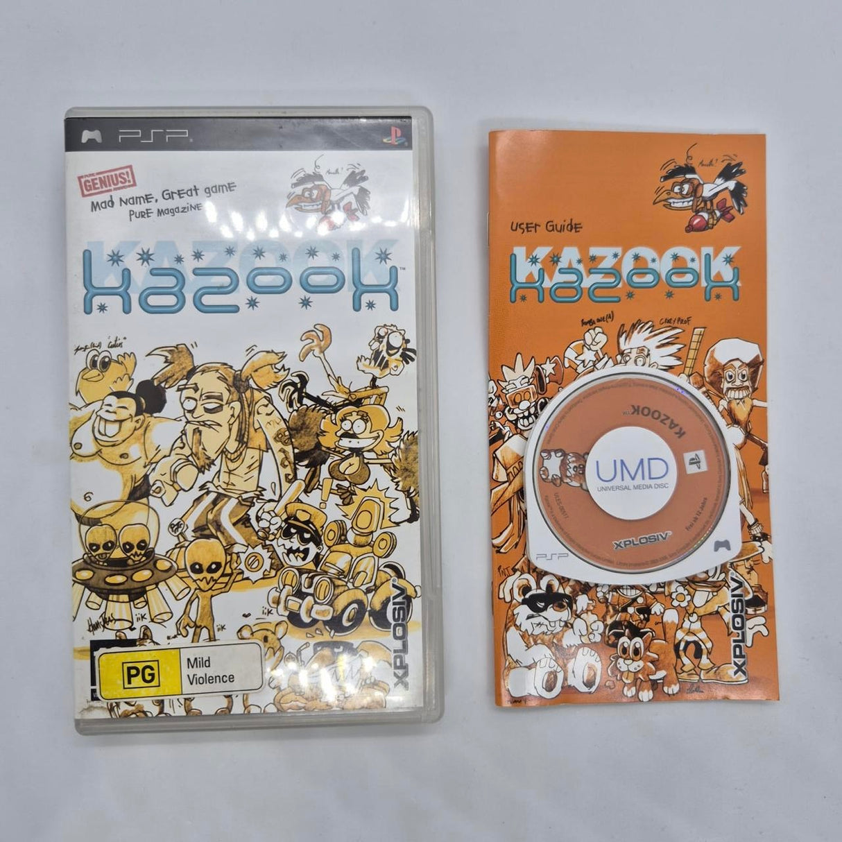 Kazook PSP Playstation Portable Game + Manual