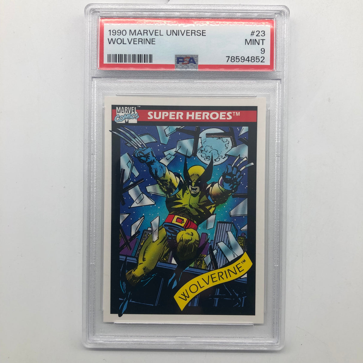 Marvel Comics Super Heroes Wolverine #23 Marvel Universe Graded PSA 9 25AU4