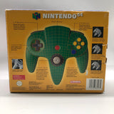 Nintendo 64 N64 Green Controller Boxed PAL 9JE4 - Trippy Trades 