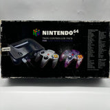 Nintendo 64 Twin Controller Pack Purple Controller and Console Bundle Original 16JE4 - Trippy Trades 