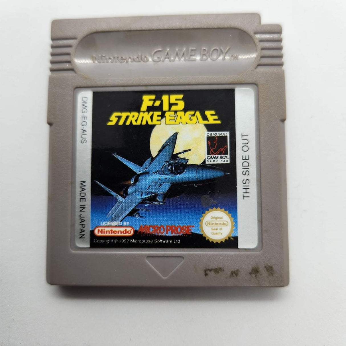 F-15 Strike Eagle Nintendo Gameboy Original Game Cartridge