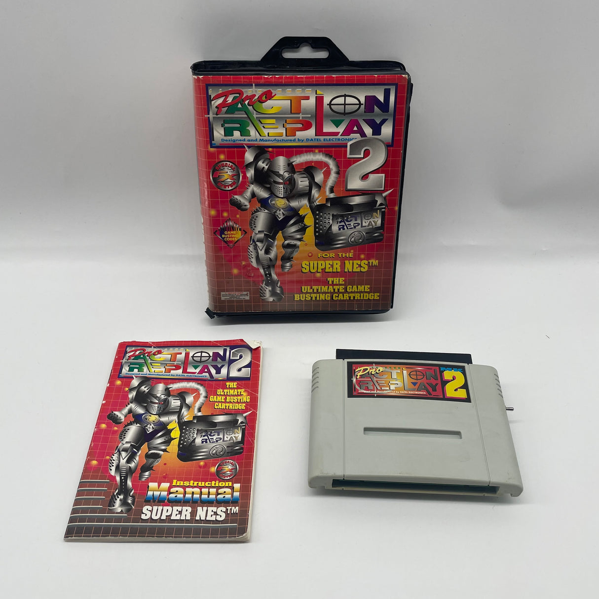 Pro Action Replay 2 for SNES Super Nintendo Entertainment System Complete with Manual