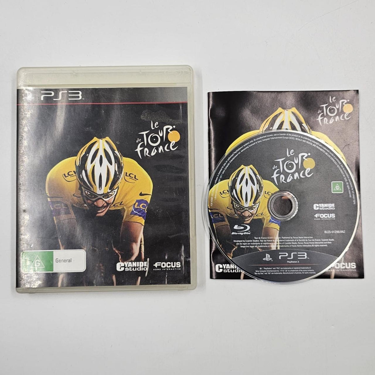 Le Tour de France PS3 Playstation 3 Game + Manual PAL 16JE4 - Trippy Trades 