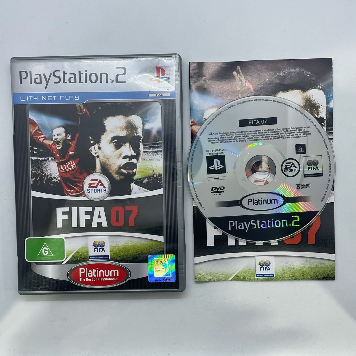 FIFA 07 PS2 Playstation 2 Game + Manual PAL