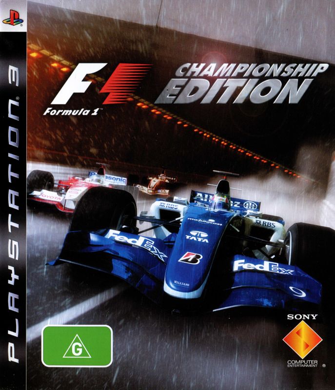 Formula One Championship Edition Playstation 3 PS3 Game PAL Sony Playstation 3 Game