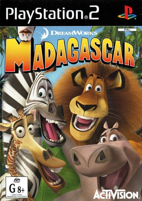 Madagascar Playstation 2 PS2 Game PAL Sony Playstation 2 Game