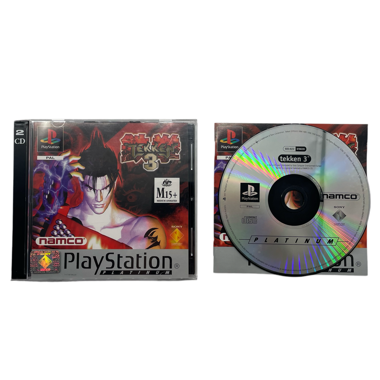 Tekken 3 PlayStation 1 PS1 Game + Manual PAL