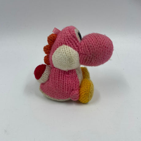 Yarn Yoshi Pink Nintendo Amiibo No.1 - Trippy Trades 