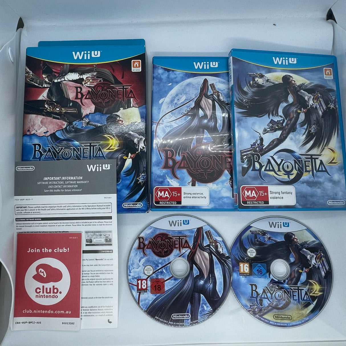 Bayonetta & Bayonetta 2 Nintendo Wii U Game PAL