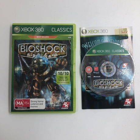 BioShock Xbox 360 Game + Manual PAL - Trippy Trades 