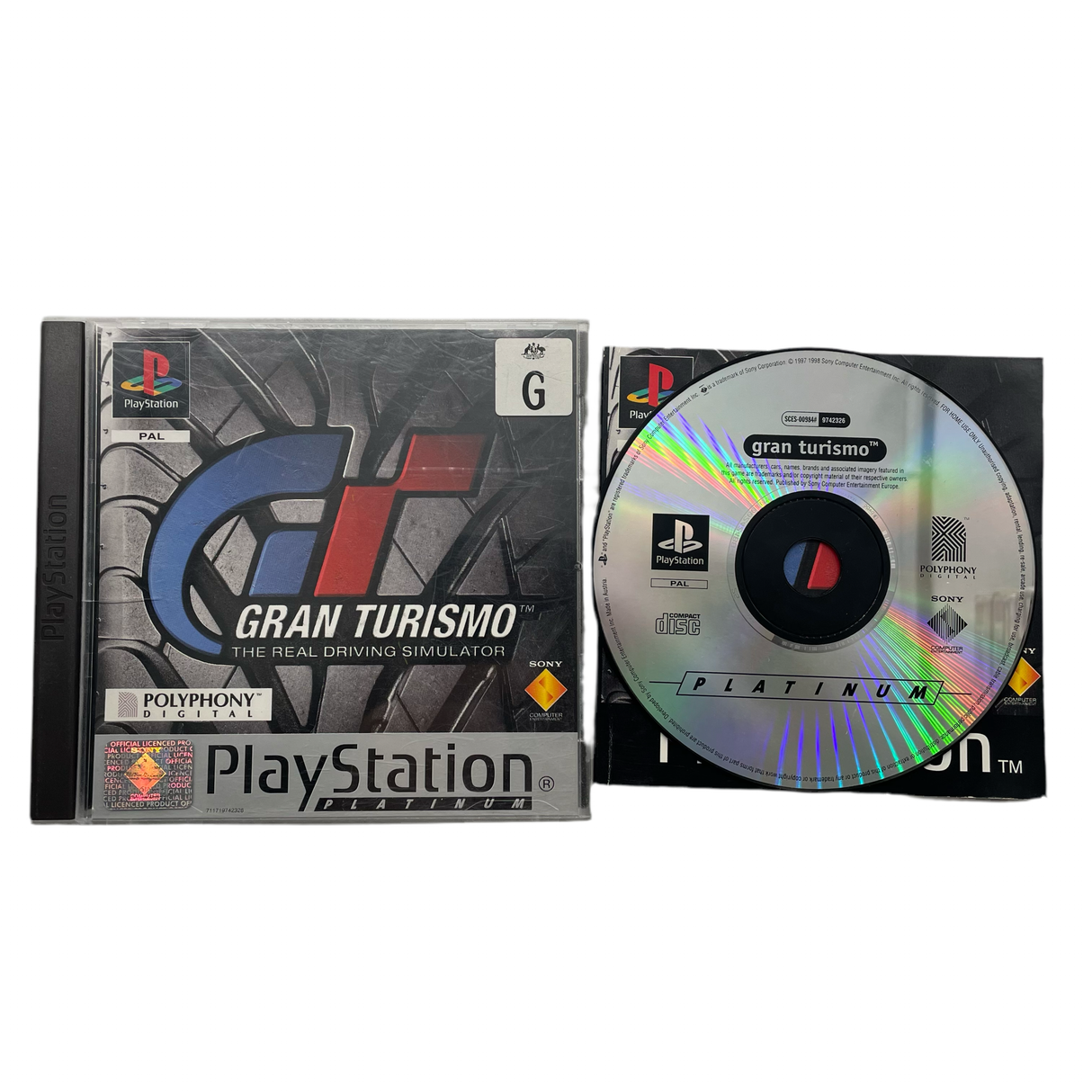 Gran Turismo PlayStation 1 PS1 Game + Manual PAL