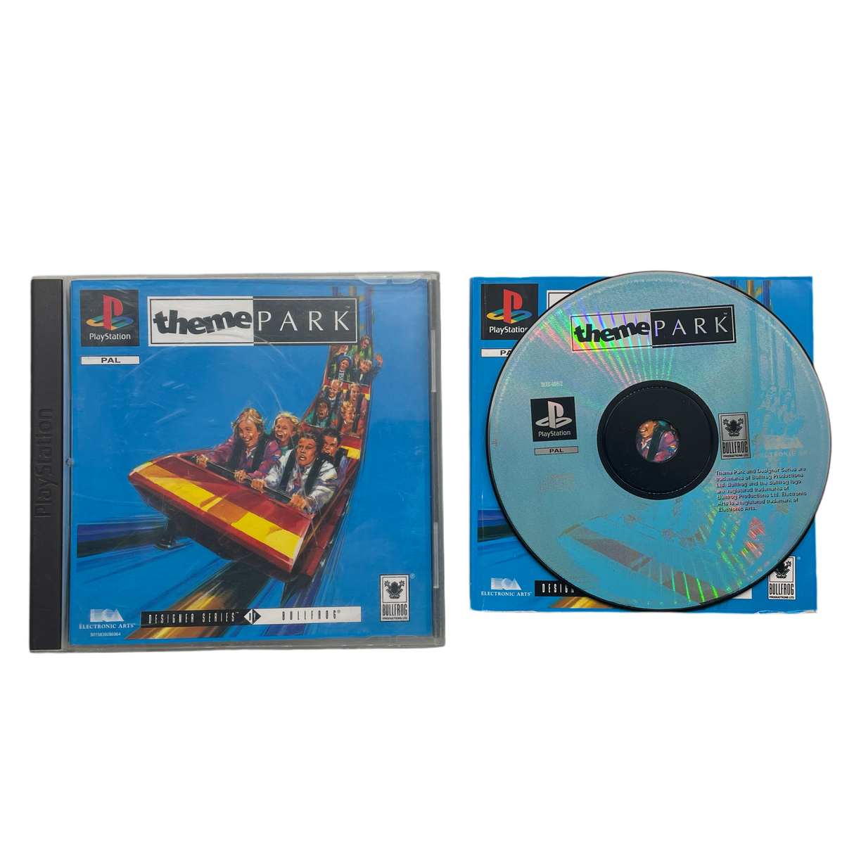 Theme Park PlayStation 1 PS1 Game + Manual PAL