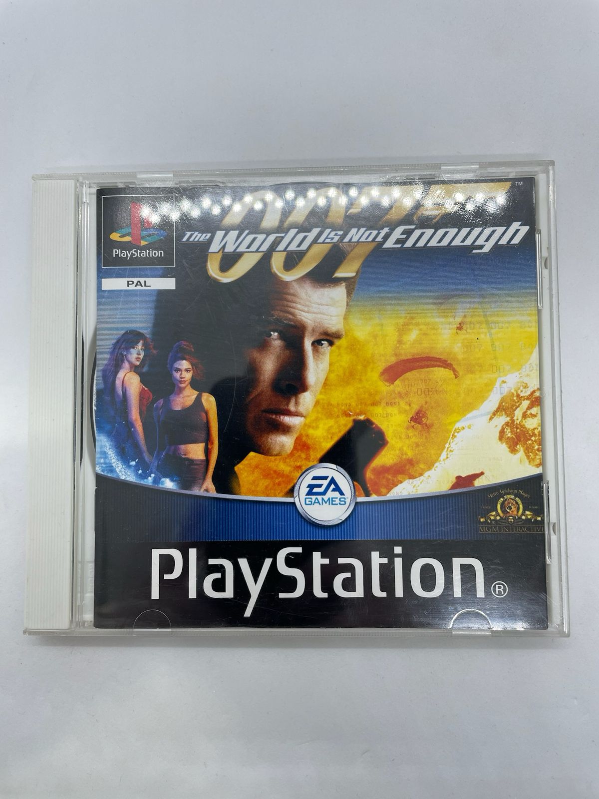 007 The World Is Not Enough PS1 Playstation 1 Game + Manual PAL