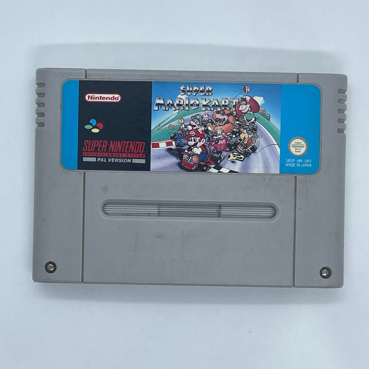 Super Mario Kart Super Nintendo SNES Game Cartridge PAL