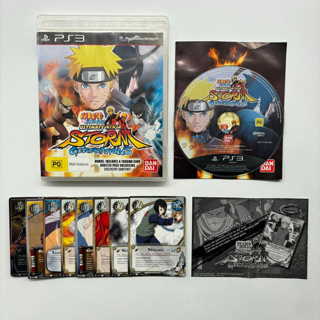 Naruto Shippuden Ultimate Ninja Storm Generations PS3 Playstation 3 Game + Manual - Trippy Trades 