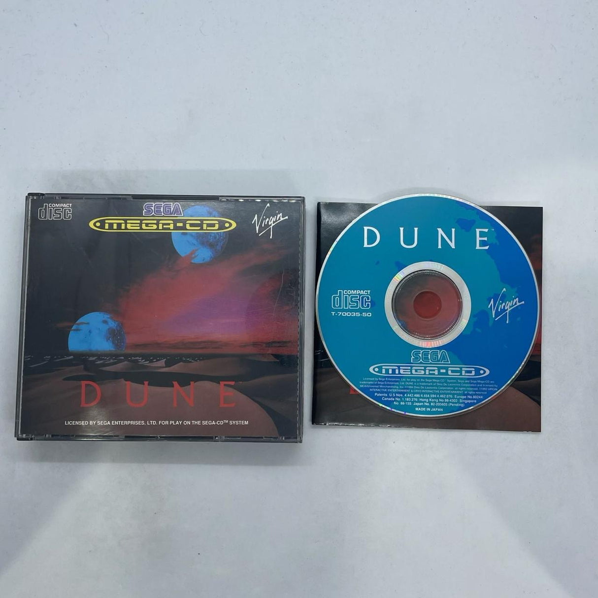 Dune Sega Mega CD Game + Manual