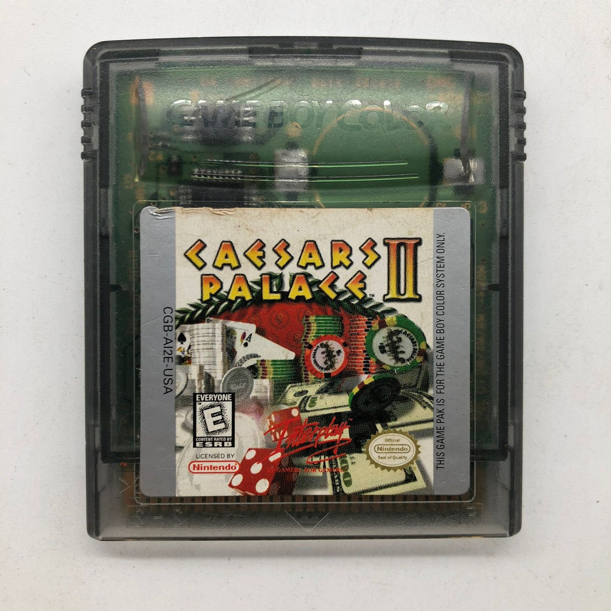 Caesars Palace II Nintendo Gameboy Color/Colour Game 25AU4