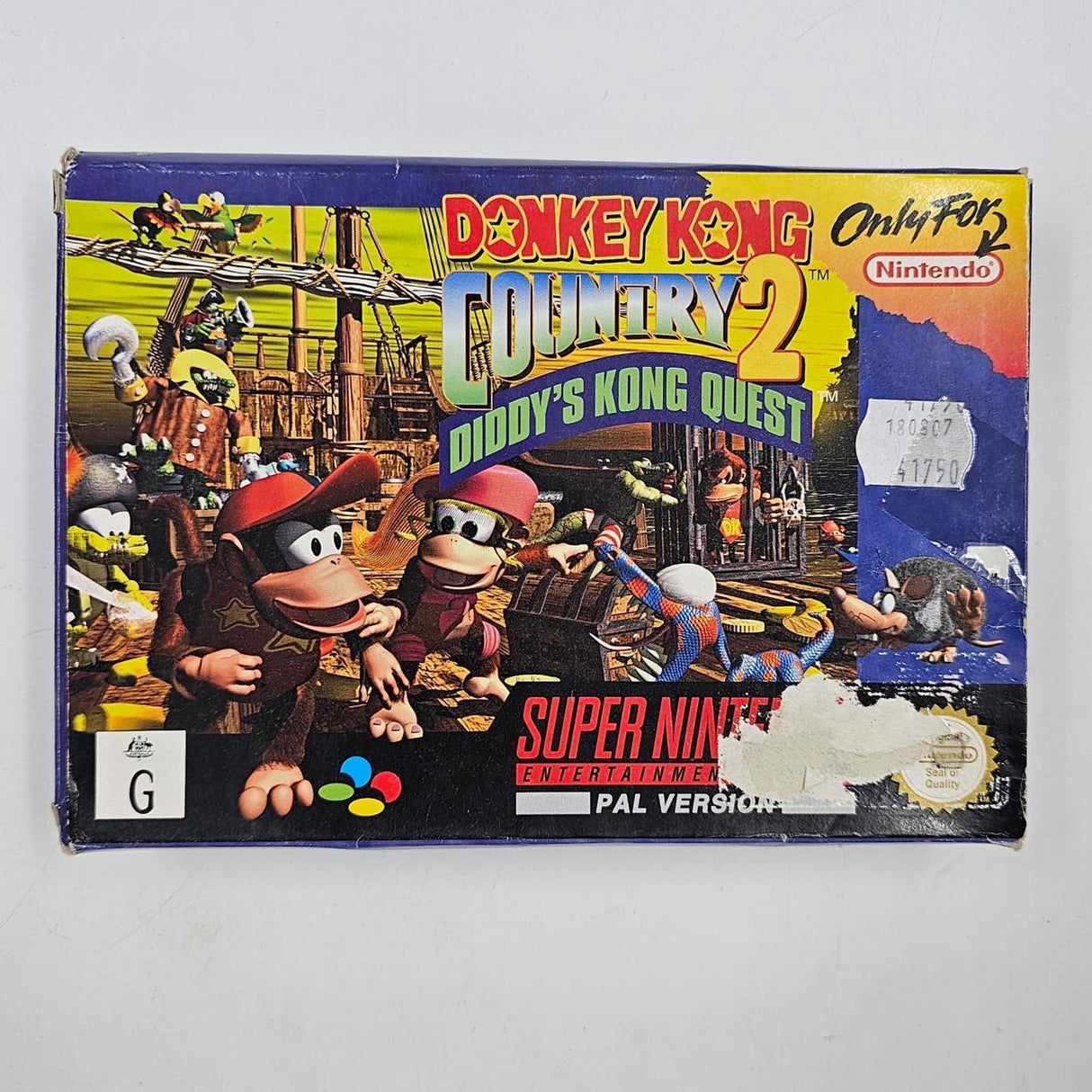 Donkey Kong Country 2 Super Nintendo SNES Game Boxed Complete PAL 9JE4 - Trippy Trades 