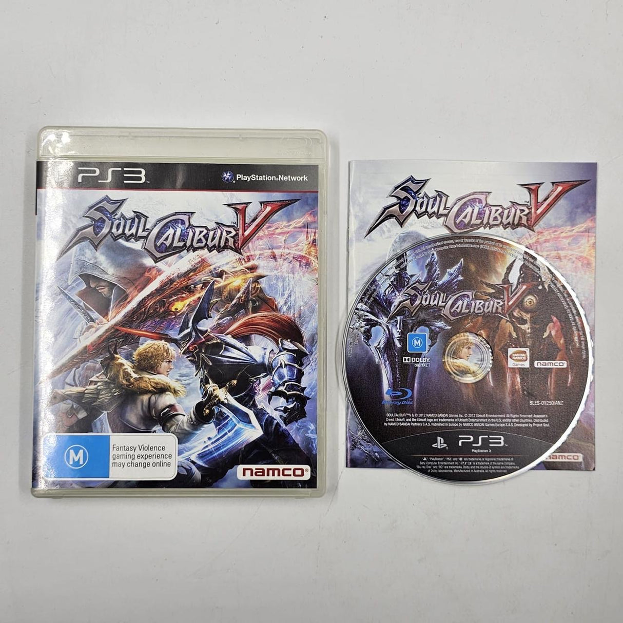 Soul Calibur V PS3 Playstation 3 Game + Manual PAL 16JE4 - Trippy Trades 