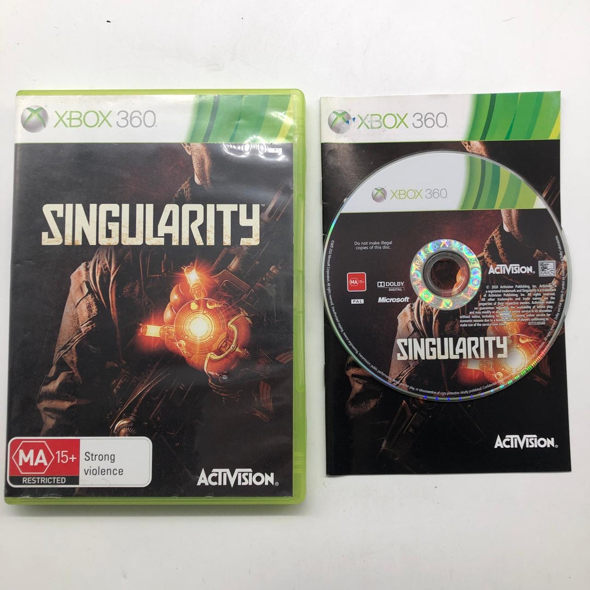 Singularity Xbox 360 Game + Manual PAL