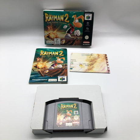 Rayman 2 The Great Escape Nintendo 64 N64 Game Boxed Complete PAL 9JE4 - Trippy Trades 