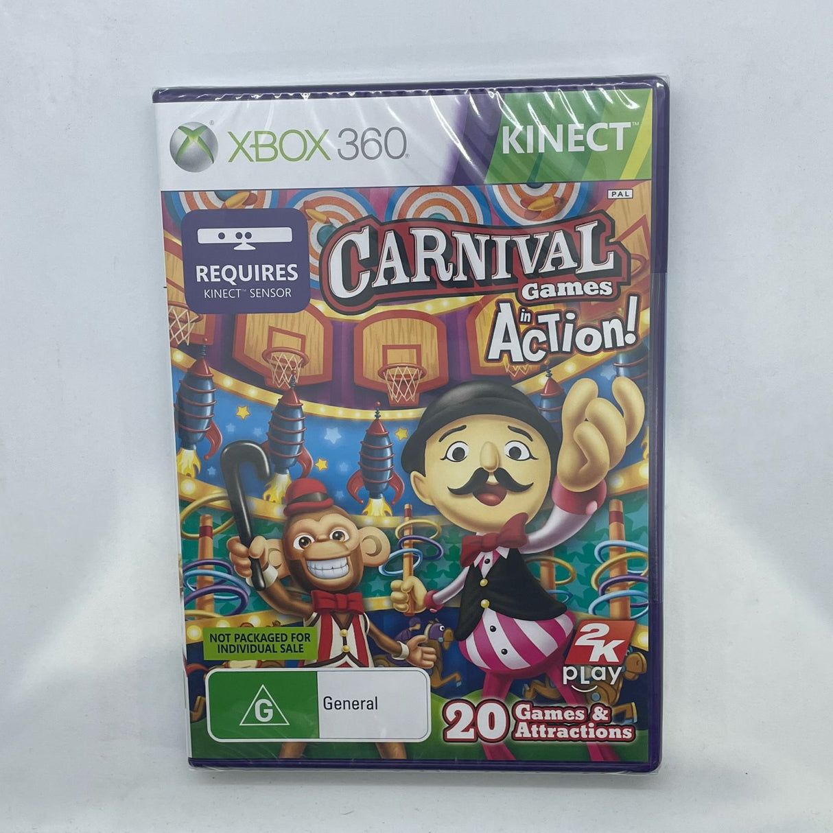 Carnival Games In Action Xbox 360 Game Brand New SEALED PAL