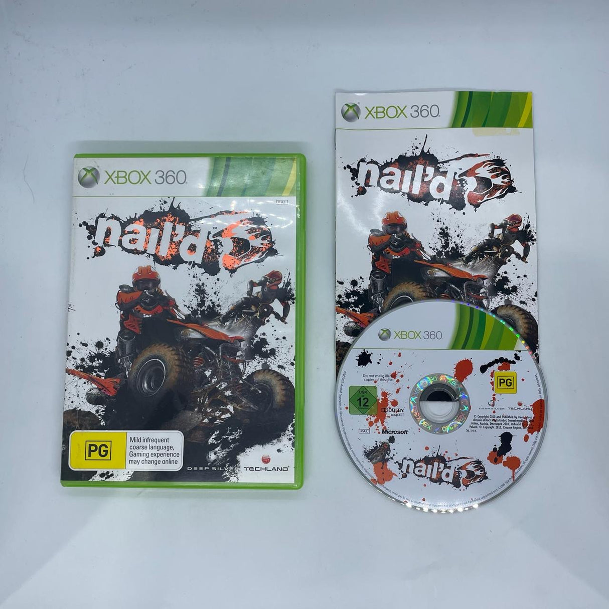 Nail'd Xbox 360 Game + Manual PAL