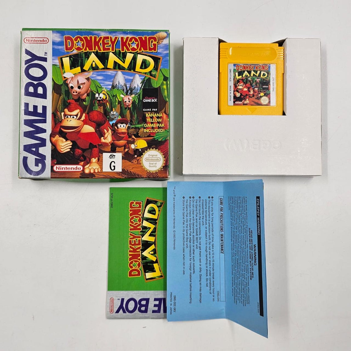 Donkey Kong Land Nintendo Gameboy Original Game Boxed Complete 9JE4 - Trippy Trades 