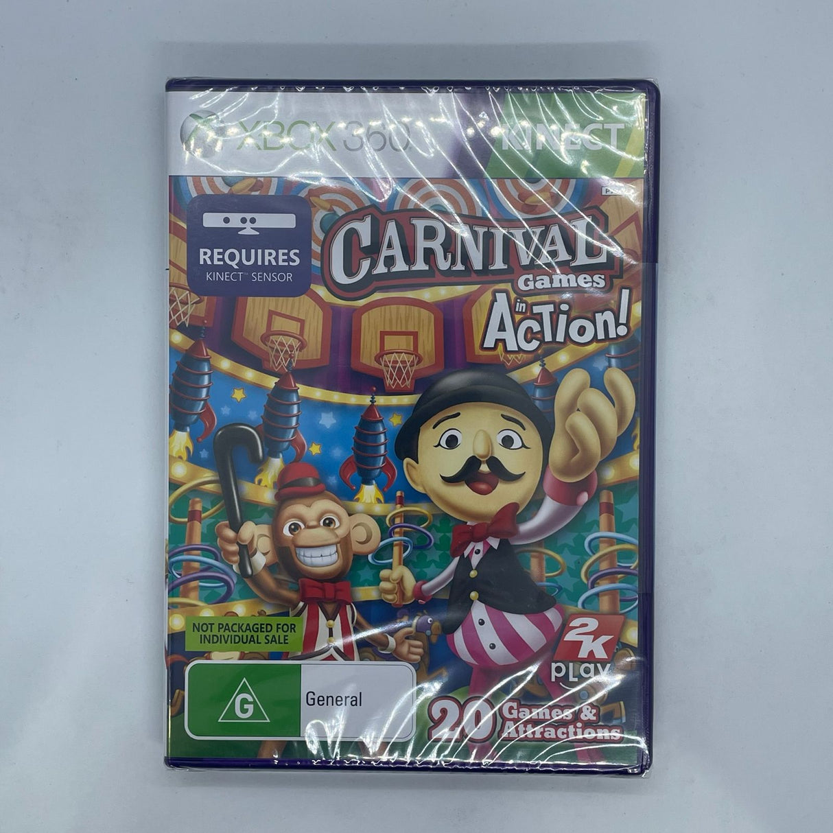 Carnival Games In Action Xbox 360 Game Brand New SEALED PAL