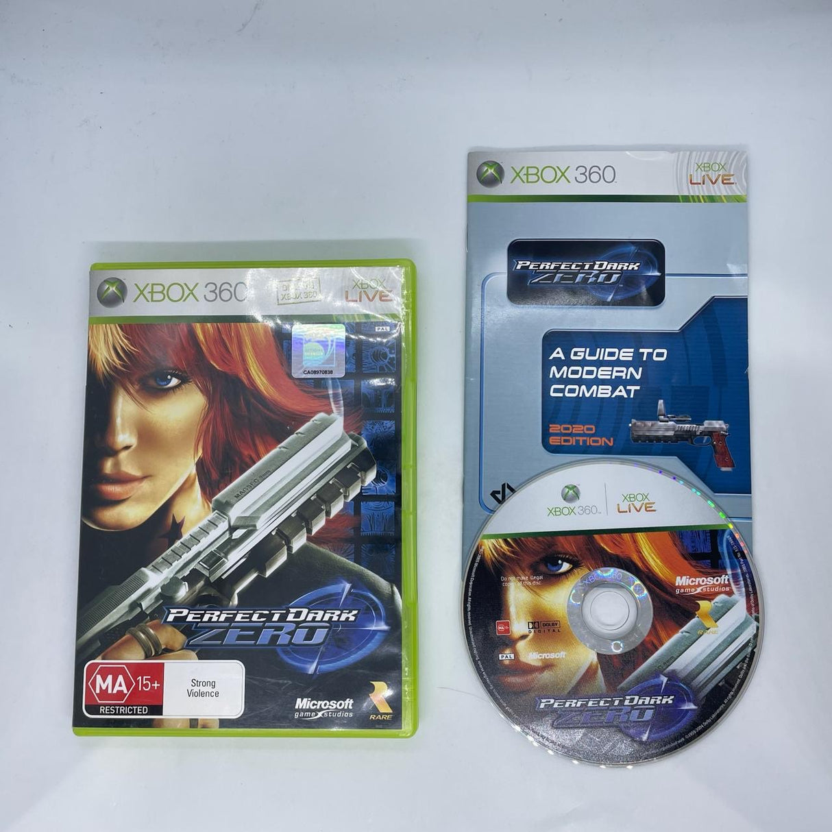 Perfect Dark Zero Xbox 360 Game + Manual PAL