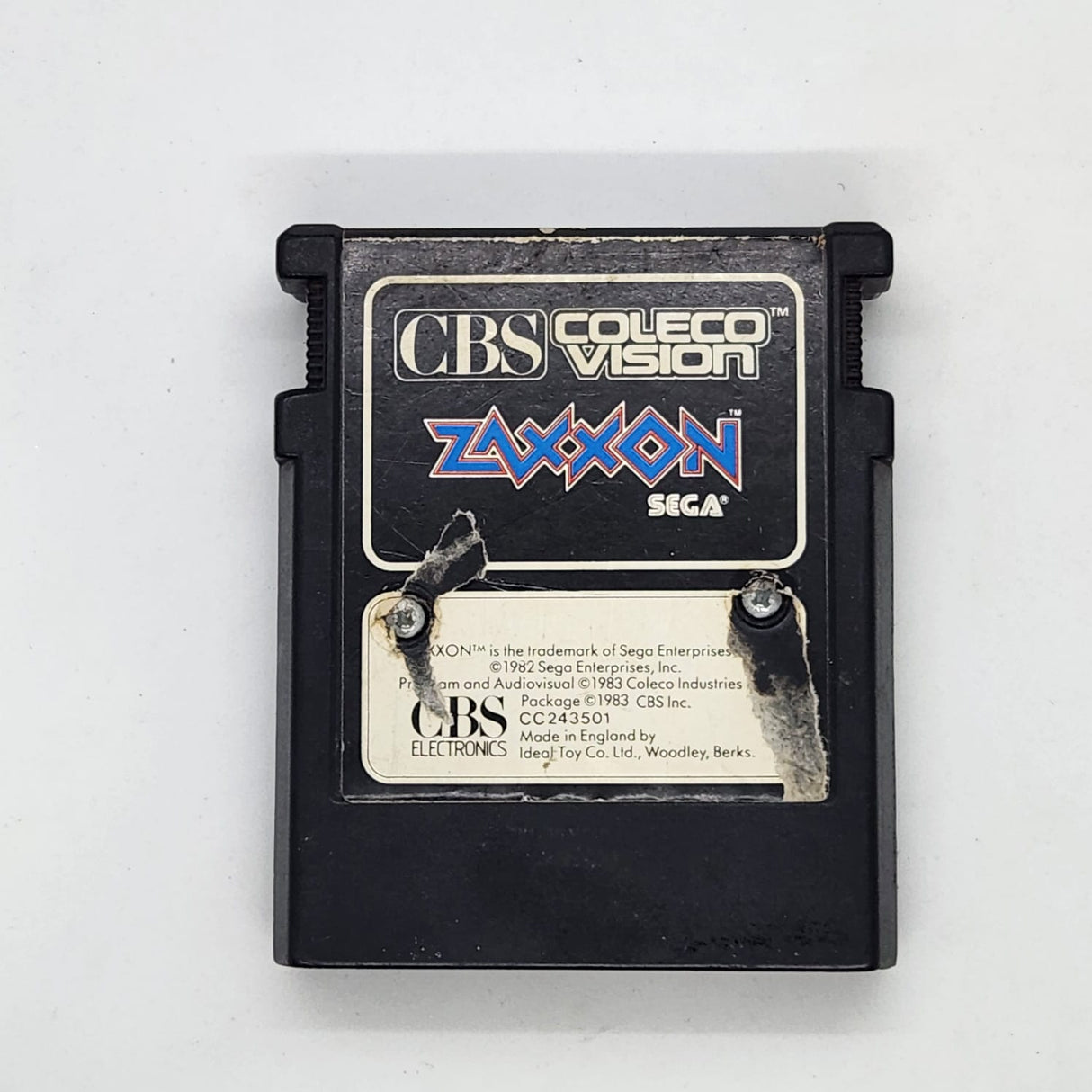 Zaxxon Sega Vision Game Cartridge