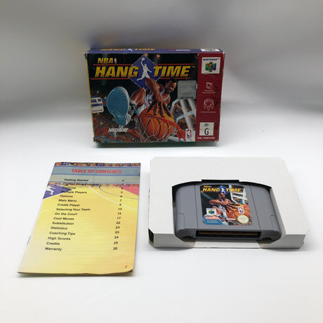 NBA Hang Time Nintendo 64 N64 Game Boxed Complete PAL 9JE4 - Trippy Trades 