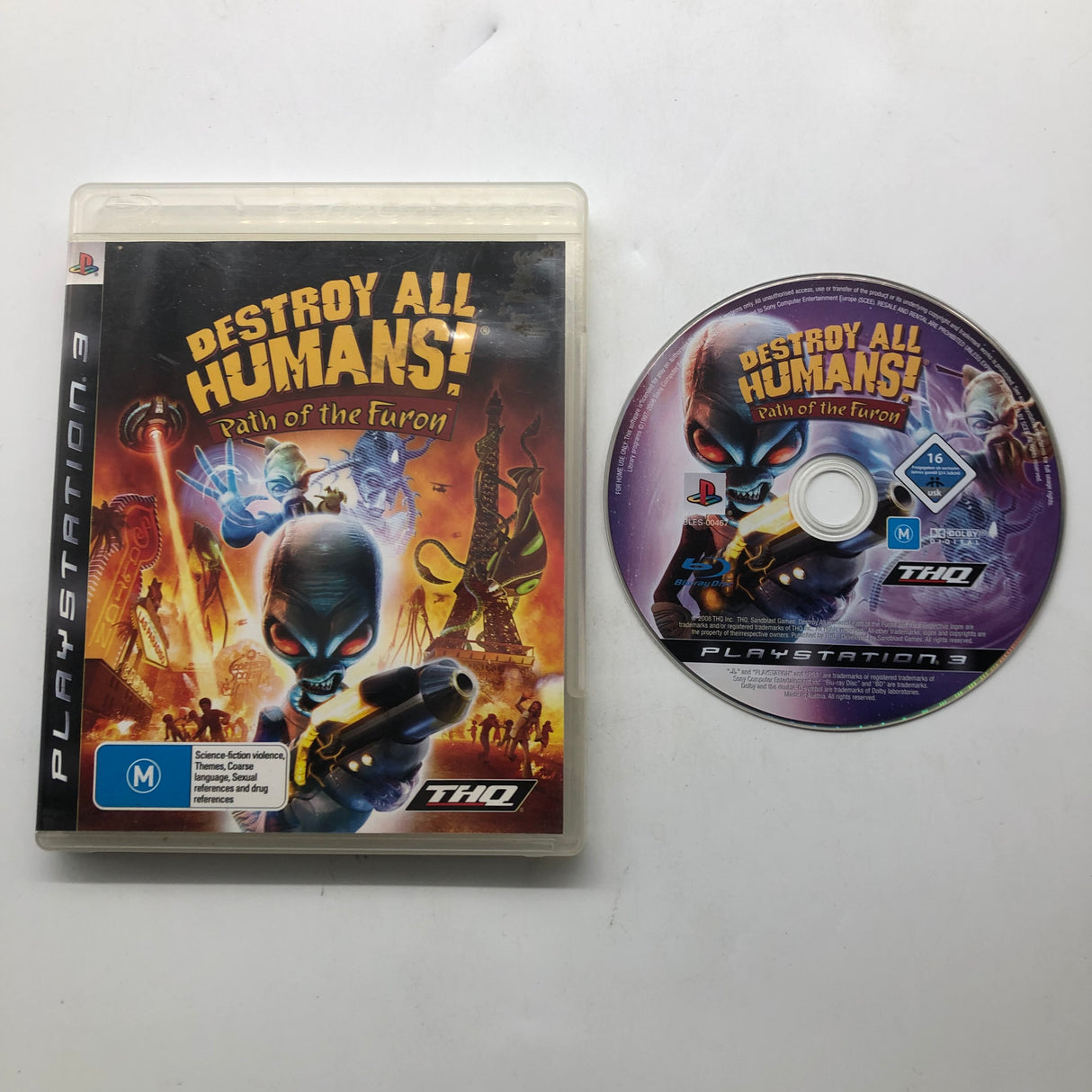 Destroy All Humans! Path Of Furon PS3 Playstation 3 Game