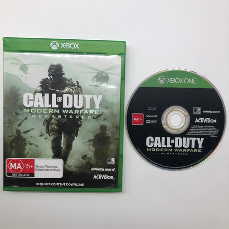 Call Of Duty Modern Warfare Remastered Xbox One Game PAL 28A4 - Trippy Trades 