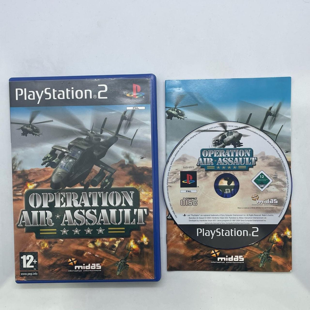 Operation Air Assault PS2 Playstation 2 Game + Manual PAL