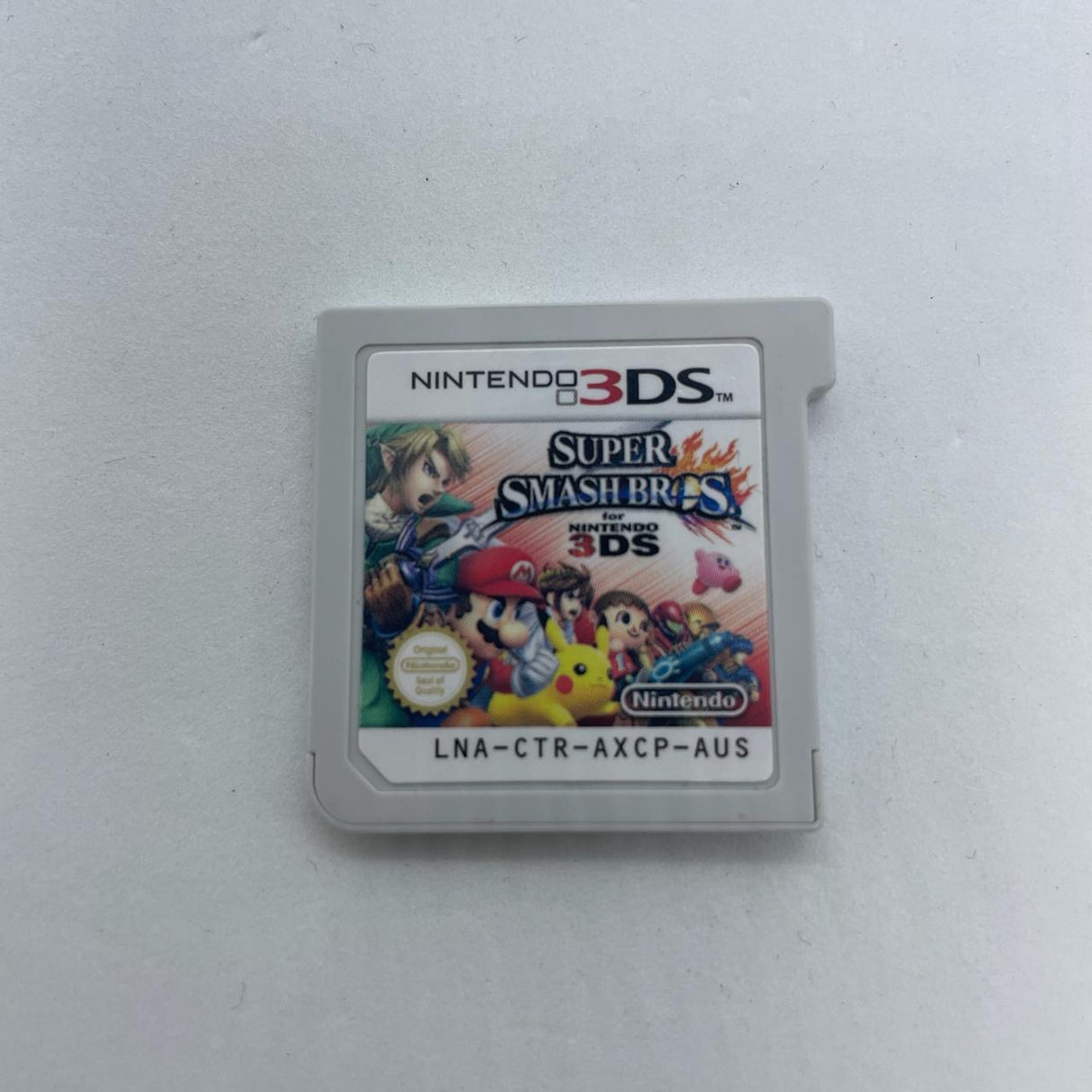 Super Smash Bros Nintendo 3DS Game Cartridge