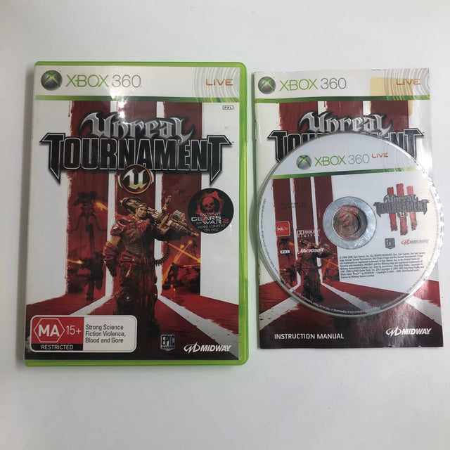 Unreal Tournament 3 Xbox 360 Game + Manual PAL - Trippy Trades 