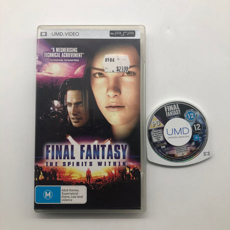 Final Fantasy Spirits Within PSP Playstation Portable UMD Video Movie 28A4 - Trippy Trades 