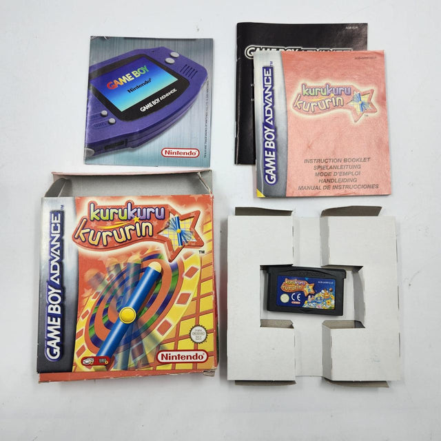 Kuru kuru Kururin Nintendo Gameboy Advance GBA Game Boxed Complete 9JE4 - Trippy Trades 