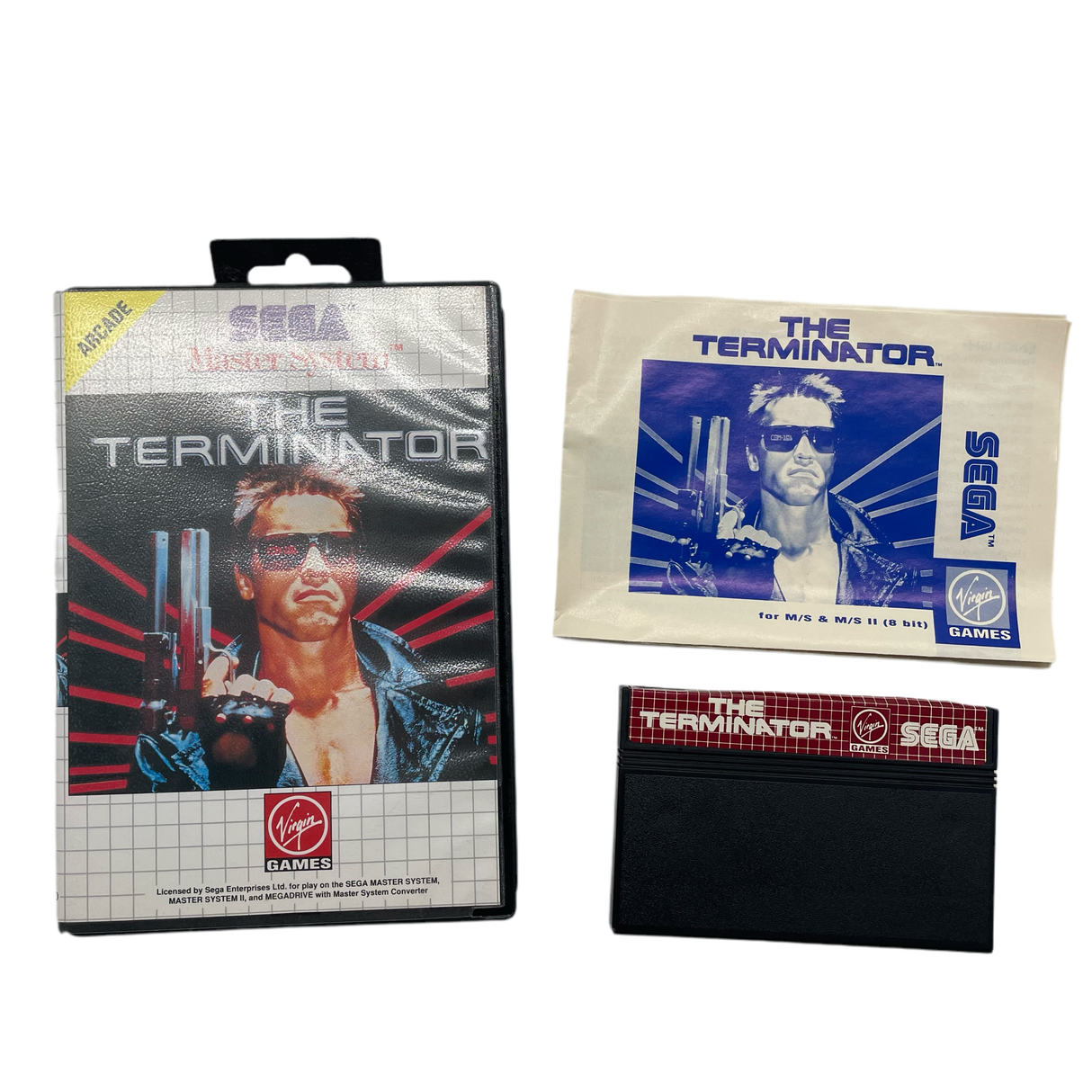 The Terminator Sega Master System Game PAL