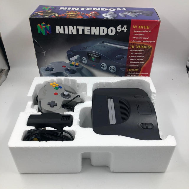 Nintendo 64 N64 Console & Controller Boxed Complete 16JE4 - Trippy Trades 