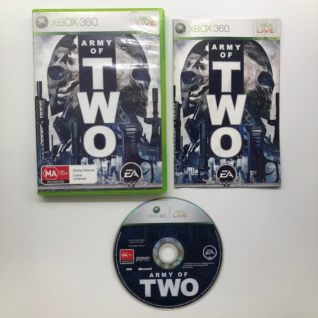 Army Of Two Xbox 360 Game + Manual PAL 28A4 - Trippy Trades 