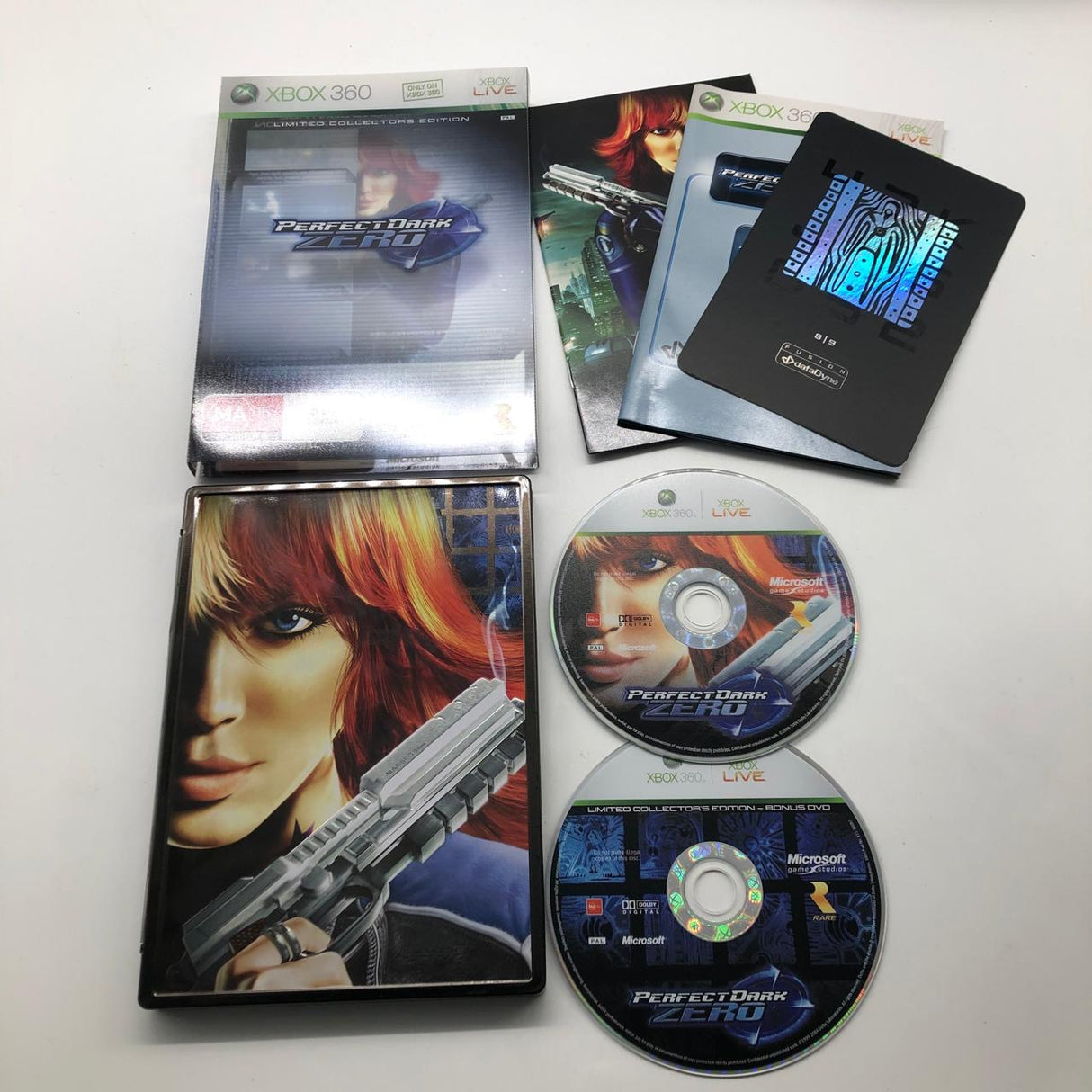 Perfect Dark Zero Steelbook Edition Xbox 360 Game + Manual PAL