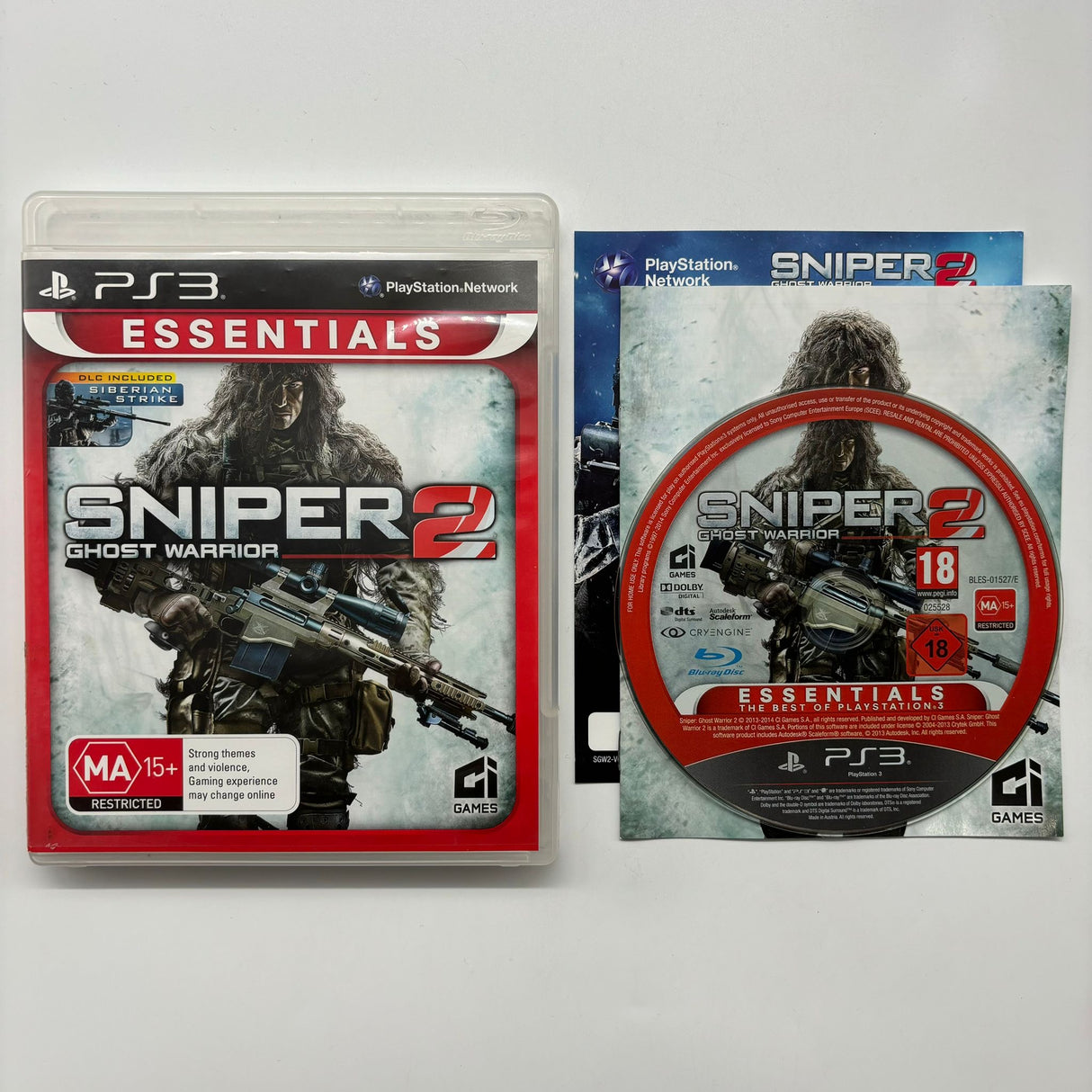 Sniper 2 Ghost Warrior PS3 Playstation 3 Game + Manual - Trippy Trades 