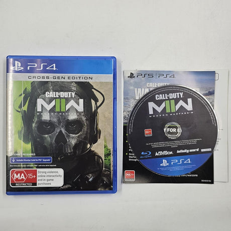 Call of Duty Modern Warfare II PS4 Cross Gen Edition PS4 Playstation 4 Game + Manual 16JE4 - Trippy Trades 