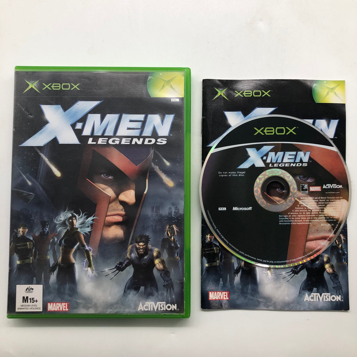 X-Men Legends Xbox Original Game + Manual PAL