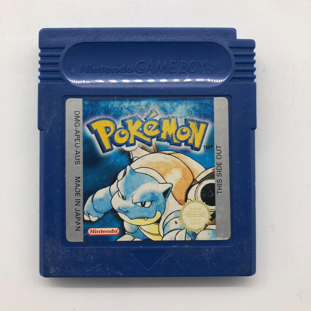 Pokémon Blue Nintendo Gameboy Original Game Cartridge New Save Battery