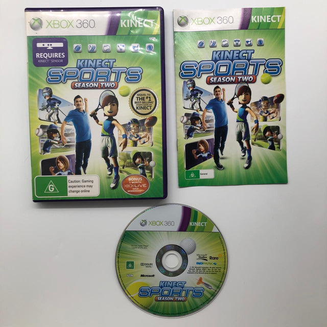 Kinect Sports Season Two Xbox 360 Game + Manual PAL 28A4 - Trippy Trades 