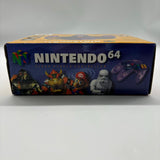 Nintendo 64 N64 Clear Purple Controller Boxed PAL 16JE4 - Trippy Trades 