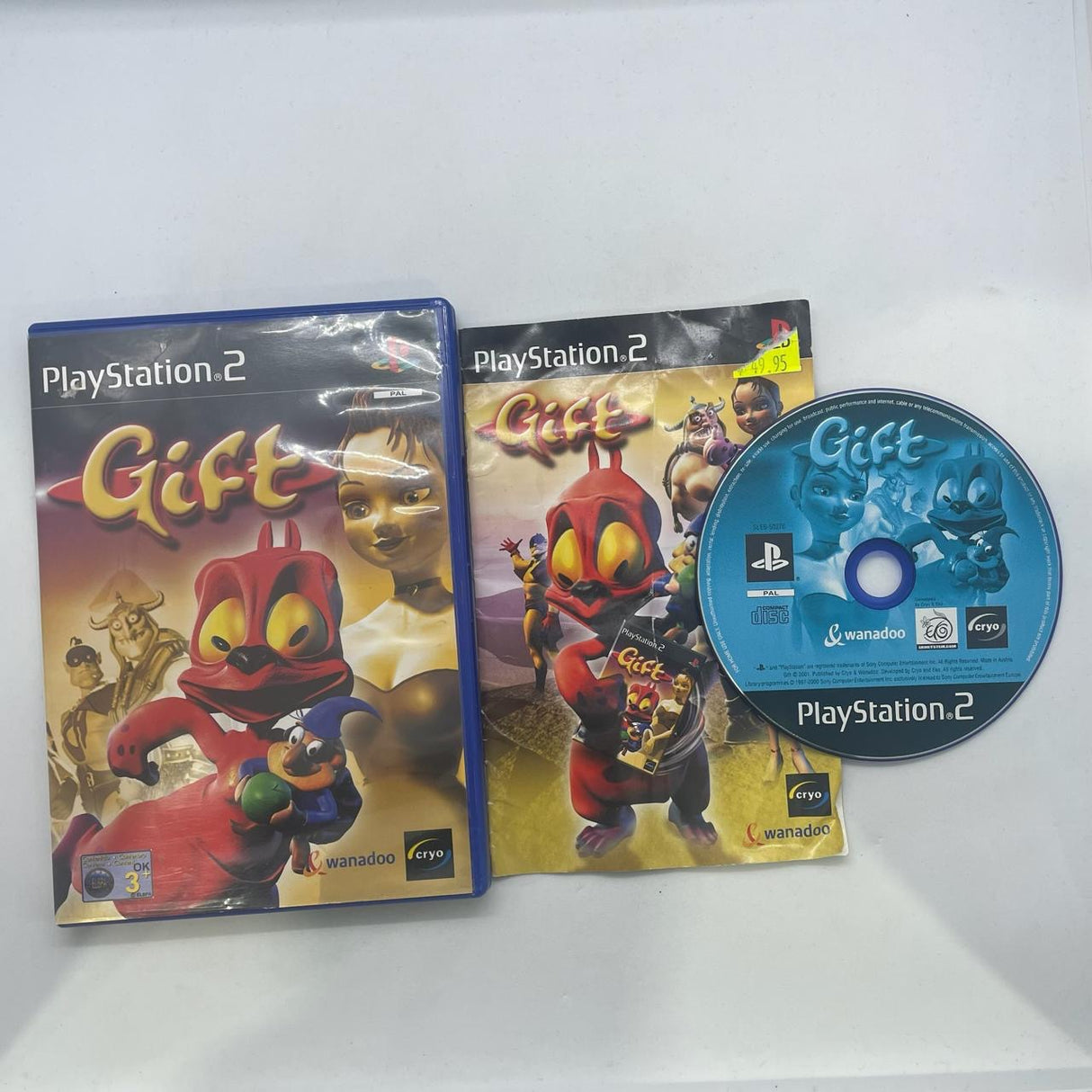 Gift PS2 Playstation 2Game + Manual PAL